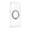 Dėklas Aizmugurējais vāciņš Evelatus Apple iPhone 17 Hybird Case With Magsafe PC+TPU 360 Metal Stand Transparent