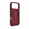 Aizmugurējais vāciņš Evelatus Apple iPhone 18 Pro Shield Case With MagSafe & Stand Matte Ring Burgundy