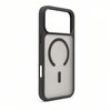 Aizmugurējais vāciņš Evelatus Apple iPhone 18 Pro Sidabrinis-Shield Skin Feel 2-in-1 MagSafe Case Smoke Pilkas