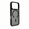 Aizmugurējais vāciņš Evelatus Apple iPhone 18 Pro Sidabrinis-Shield Skin Feel 2-in-1 MagSafe Case Juodas