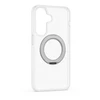 Dėklas Aizmugurējais vāciņš Evelatus Samsung Galaxy A57 Hybird Case With Magsafe PC+TPU 360 Metal Stand Transparent