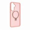 Dėklas Aizmugurējais vāciņš Evelatus Samsung Galaxy A57 Shield Case With MagSafe & Stand Matte Ring Light Rožinė