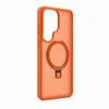 Dėklas Aizmugurējais vāciņš Evelatus Samsung Galaxy S26 Ultra Shield Case With MagSafe & Stand Matte Ring Oranžinis 4752192108366 EVESAMS26USCMSMRO (4752192108366)