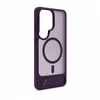 Dėklas Aizmugurējais vāciņš Evelatus Samsung Galaxy S26 Ultra Rubber Coated MagSafe With Stand Case Violetinė