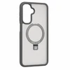 Dėklas Aizmugurējais vāciņš Evelatus Samsung Galaxy A17 4G / A17 5G Shield Case With MagSafe & Stand Matte Ring Smoke Pilkas