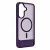 Dėklas Aizmugurējais vāciņš Evelatus Samsung Galaxy A57 Rubber Coated MagSafe With Stand Case Violetinė