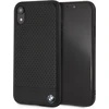 BMW Dėklas hardcase BMHCI61PEBOBK iPhone Xr juoda Signature Perforated