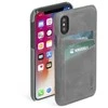 Dėklas Krusell Sunne dangtelis Apple iPhone XS Max vintažinis pilkas