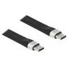 Delock DELOCK USB 3.2Gen2 FPC Flachbandkabel USB jutiklis > C 13,5cm