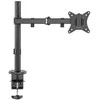 Vieno monitoriaus stalo laikiklis DELTACO, pakreipiamas, pasukamas, pasukamas, 13–32", 9kg / ARM-0303-B / 1903411