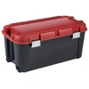 Keter Diy Box with lid Totem 80L 79.5x39.5x37.1cm juodas/red