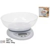 Skaitmeninės virtuvinės svarstyklės 5kg, baltos, 20 x 18 x 9 cm, KITCHEN&GO