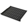 „Digitus“ | 1U fiksuota lentyna stelažams | DN-19 TRAY-1-400-SW | Fiksuoto montavimo lentynas galima lengvai sumontuoti ant dviejų priekinių 483 mm (19 colių) profilio bėgelių jūsų 483 mm (19 colių) tinklo arba serverio spintoje. Dėl stabilaus, perforuoto plieno lakšto, pasižyminčio didele apkrova, jie yra optimalus paviršius komponentams, kurie nėra tinkami 483 mm (19 colių) | Juodas