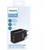 "Philips" DLP2610|12 - telefono įkroviklis 2 X USB | juoda