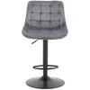 Domoletti BAR CHAIR AINEKI GRAY VELVET
