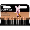 Duracell AAA baterijos, 10 vienetų pakuotė