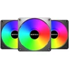 Montech GF120R V2 ARGB ventiliatorius 3 vnt. Juodas (GF120R V2 ARGB 3 in 1 Pack (B))