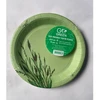 Gogreen Reed Go Žalias ekologiškos popierinės lėkštės Ø18cm 10 vnt. / 0,07kg