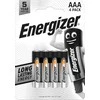 Energizer AAA šarminės baterijos, 4 vnt. pakuotė