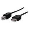Kabelis USB Goobay USB-A - USB-B 3 m Juodas (44732)