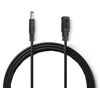 EZVIZ lauko ilginimo maitinimo kabelis IP kameroms/ 1× DC 5,5 mm kištukas/ 1× DC 5,5 mm lizdas/ ilgis 5 m/ juodas
