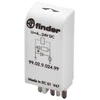 Finder EMC MODULIS LED ŽALIAS+DIODAS 6-24VDC POL.A1