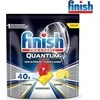 Indaplovių kapsulės Finish Quantum Ultimate Lemon, 40 vnt.