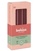 Bolsius Stalo žvakės BOLSIUS Torpeda 170/20 (bordo spalvos) ~5h 8 vnt.