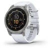 Išmanusis laikrodis Garmin epix™ Pro (Gen 2) – Sapphire Edition, 47 mm, Titano spalvos korpusas su baltos spalvos dirželiu