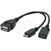 GEMBIRD A-OTG-AFBM-04 cable USB OTG AF to micro BM + micro BF 0.15 m