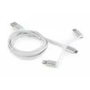 Kabelis USB Gembird USB-A - 1 m Baltas (CC-USB2-AMLM32-1M-W)