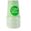 Bayer Design „Go Žalias“ „Žalias“ popieriniai puodeliai 350 ml, 10 vnt.