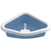Stefanplast kačių kraiko dėžė Sprint Corner 56x40x14cm mėlynas baltas