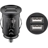 Goobay | Dvigubas USB automobilinis įkroviklis | 58912 | USB mini automobilinis įkroviklis