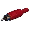 Goobay Kontaktdaksina RCA kabelim sarkana AU/CX-RC-M-P-R (4051366112766)
