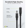 Goobay DC maitinimo kabelio ilgiklis 1.5m 5.5×2.5mm juodas 2×0.5 mm² max 24VDC 140W