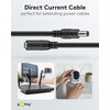 Goobay DC maitinimo kabelio ilgiklis 1.5m 5.5×2.1mm juodas 2×0.5 mm² max 24VDC 140W
