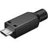 Goobay Kištukas micro-USB B tipo kabelinis, lituojamas