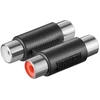 Goobay Pareja 2xRCA - 2xRCA ligzdai AD/2RC-F:2RC-F (4051366116078)