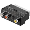 Goobay Perėjimas SCART:M – 3RCA:F+SVHS:F su jungikliu