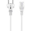 Goobay F tipas, CEE 7/7 - C13 maitinimo laidas, 5 m, baltas