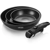 Haeger PA-C04.021A Easy Fit Pans frying pan set with removable handle 3pcs