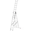 Hailo ProfiStep Combi ladder / aliuminio / 3x12 steps