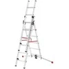 Hailo HAILO S100 Hailo ProfiLOT ladder combinable aluminum / 2x9+1x8 steps 039309507