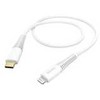 HAMA ĮKROVIMO CABLE / DUOMENŲ TIPAS-C - LIGHTNING (C94) 1,5 M Baltas