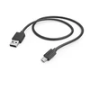 Hama Cables įkrovimo duomenų mikro UBS 1m Juodas