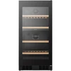 Bosch „Hisense 108“ butelio aukštis 127 cm, juodas – „Vina“ spintelė