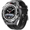 Išmanusis laikrodis Huawei Watch Ultimate Expedition, Sidabrinės ir juodos spalvos korpusas su juodu dirželiu