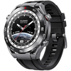 Išmanusis laikrodis Huawei Watch Ultimate Expedition, Sidabrinės ir juodos spalvos korpusas su juodu dirželiu