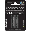 Įkraunamos baterijos Panasonic ENELOOP Pro BK-3HCDE/2BE 2500 mAh 500 (2xAA)
